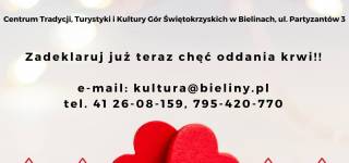 Akcja poboru krwi w Bielinach - 6 lutego 2022 r.